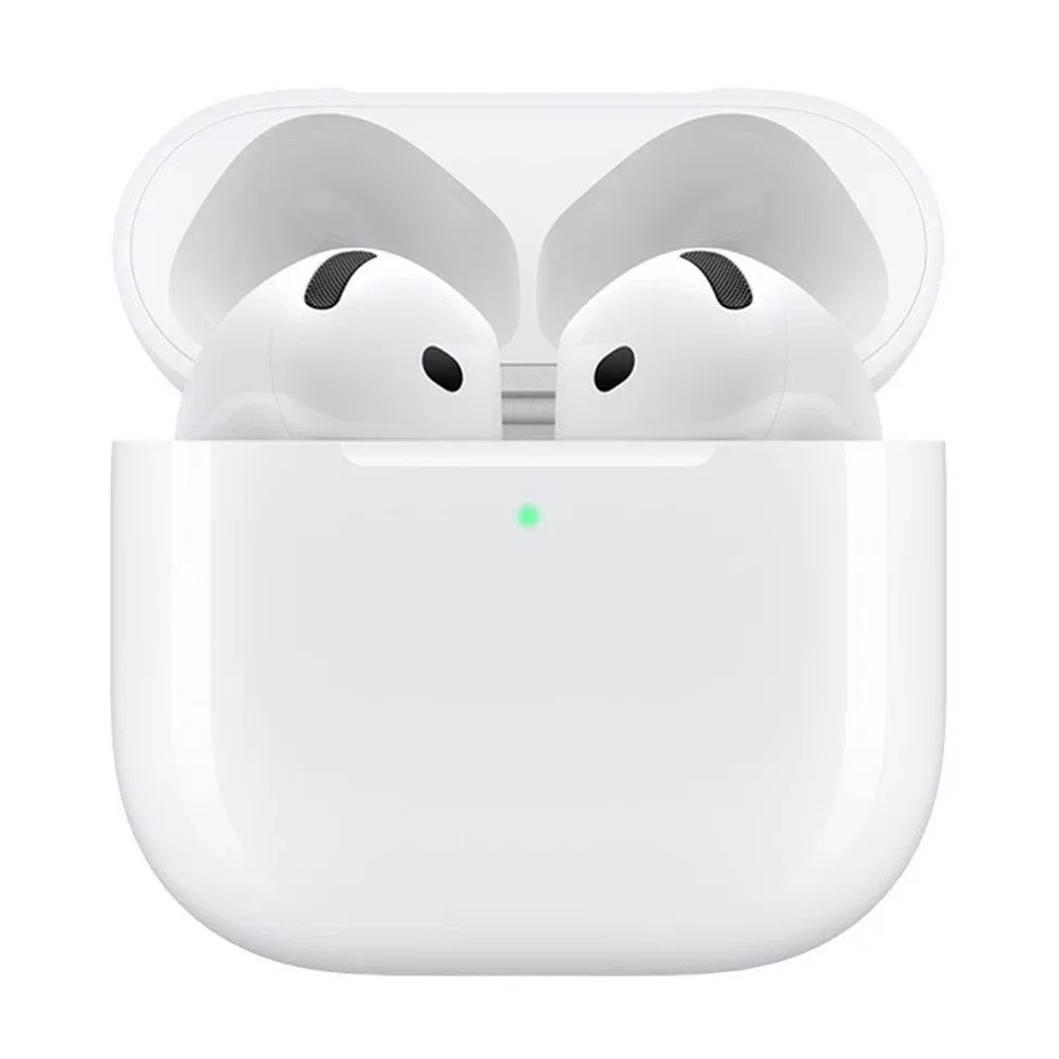 Наушники Apple AirPods 5 с беспроводным зарядным футляром, белые — фото 1 из 6