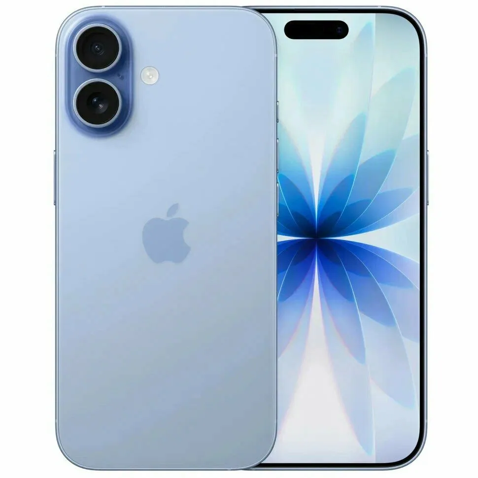 Смартфон Apple iPhone 17 256 Gb Mist Blue (Голубой) Dual Esim — фото 1 из 5