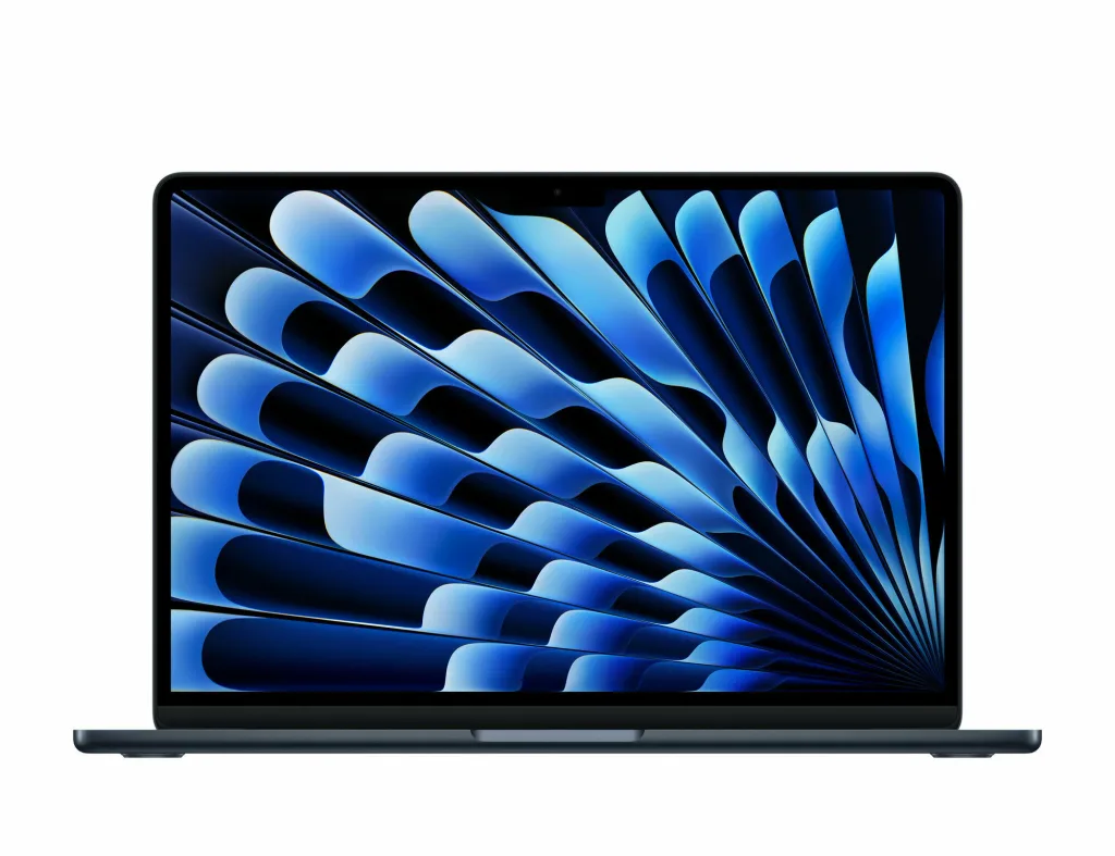 Ноутбук Apple MacBook Air 15 (M4, 10C CPU/10C GPU, 2025), 16 ГБ, 256 ГБ SSD, Midnight (темная ночь) — фото 1 из 7