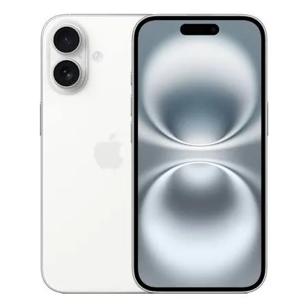 Смартфон Apple iPhone 16 128GB, White (Белый) Dual:Sim+E-Sim 2024 — фото 1 из 6
