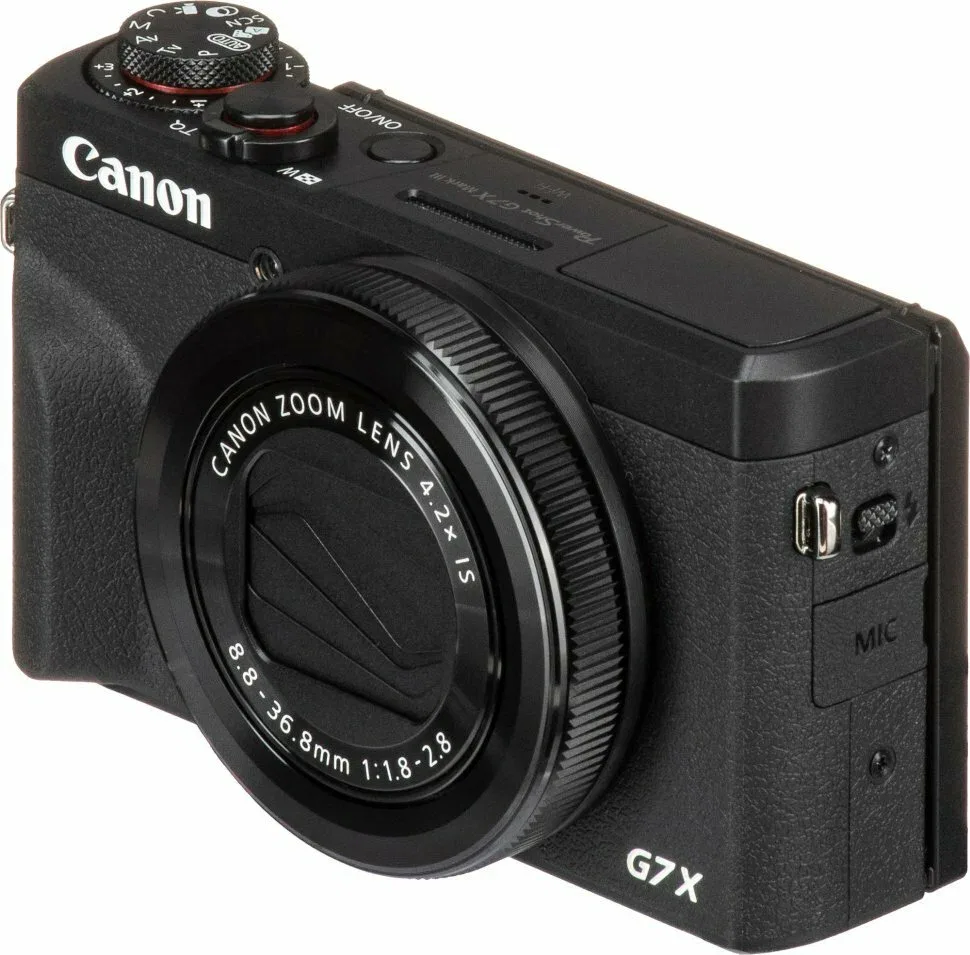 Компактный фотоаппарат Canon PowerShot G7X Mark III, Черный (Black) — фото 1 из 5