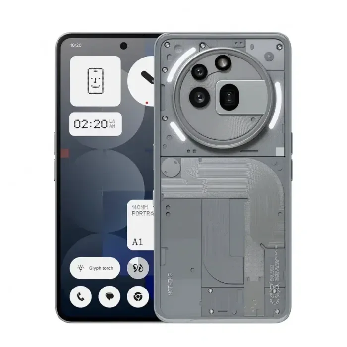 Смартфон Nothing Phone (3a) Pro 12/256 Гб, Gray, серый, 6.77" AMOLED 120 Гц — фото 1 из 5