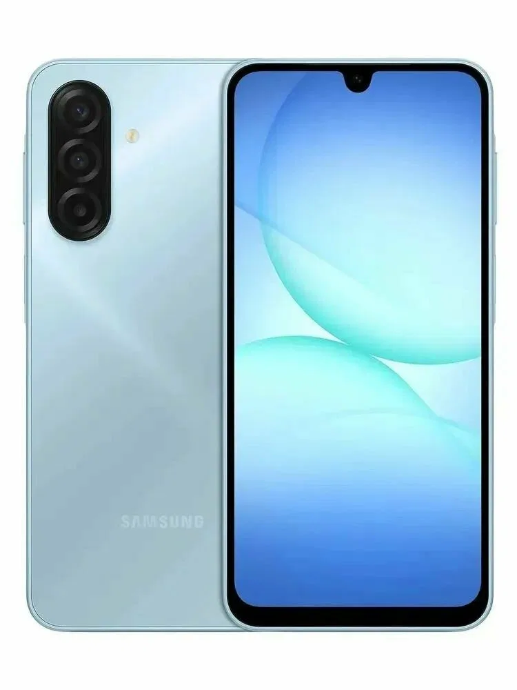Смартфон Samsung Galaxy A17, 8/256Gb, Синий (LightBlue), 2Sim — фото 1 из 8