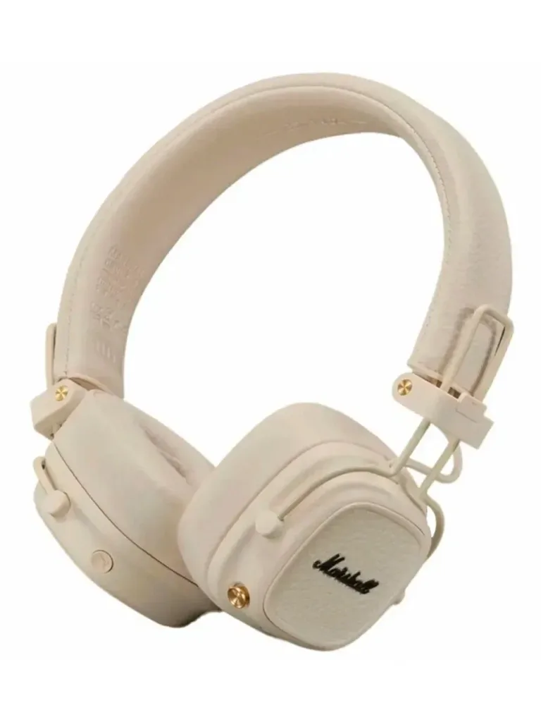 Беспроводные наушники Marshall Major V Cream (Бежевые) Полноразмерные — фото 1 из 8