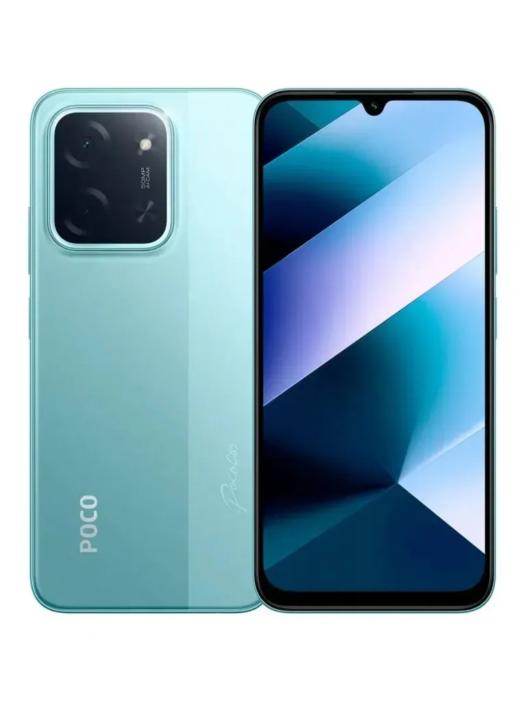 Смартфон POCO "C85" Green, 8ГБ/256ГБ, NFC, Bluetooth, Wi-Fi, инфракрасный порт, зелёный — фото 1 из 11