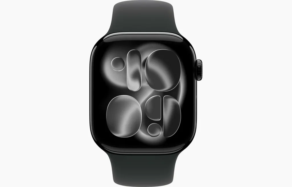 Apple Watch Series 11 42mm GPS Aluminum Case Jet Black/ Black Sport Band S/M — фото 1 из 6