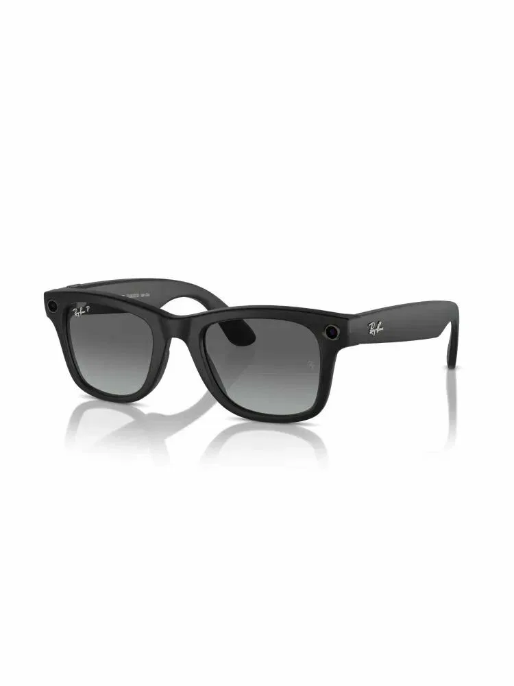 Ray Ban Wayfarer (Gen1) RW4006 (Matte Black Polar/Gradient Graphite) Размер S50 (M) 601ST350 — фото 1 из 9
