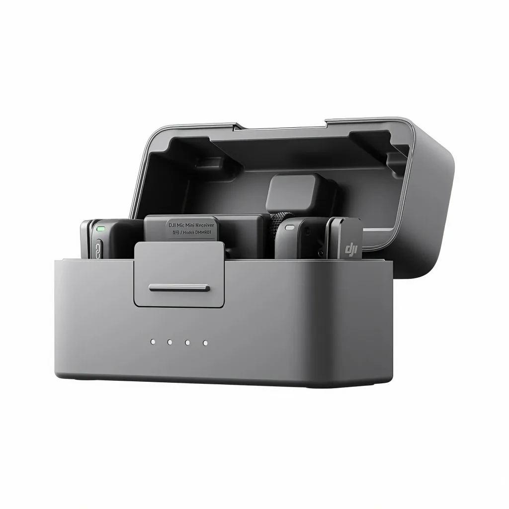 DJI Mic MINI, 2 TX+1 RX+CHARGING CASE, беспроводной микрофон — фото 1 из 9