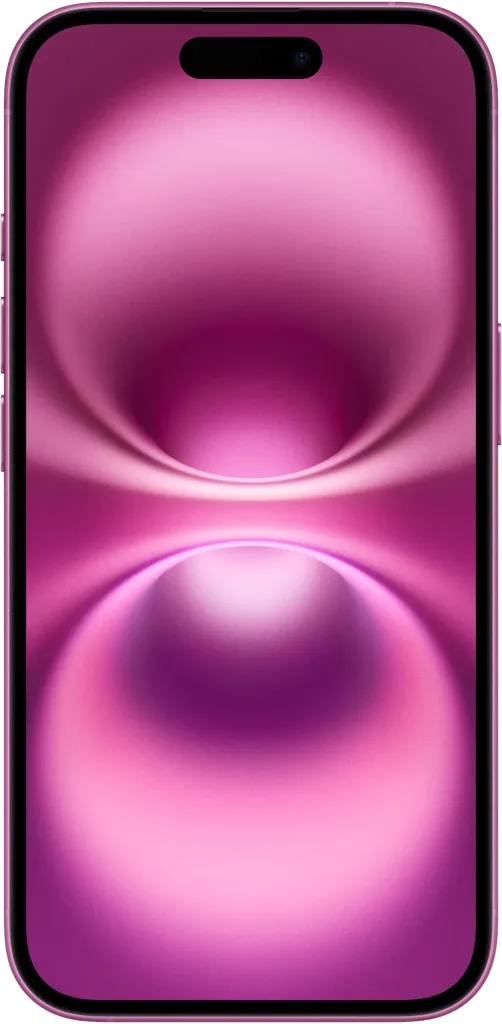 Смартфон Apple iPhone 16, 128 GB Pink/Розовый Dual: nanoSim+ESim — фото 1 из 5
