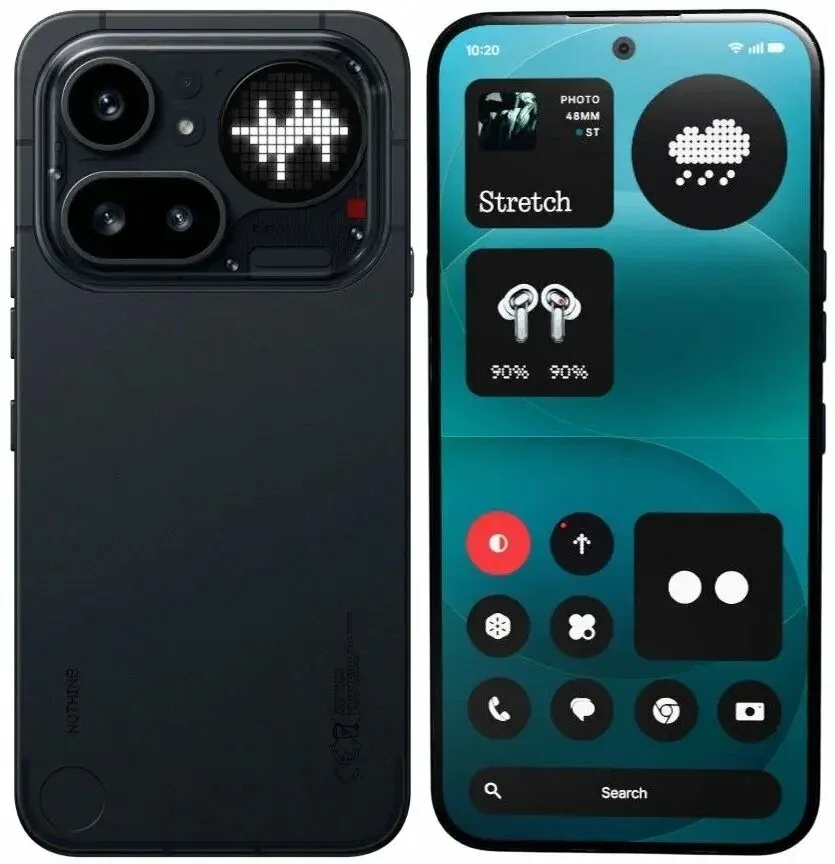 NOTHING PHONE (4A) PRO 12/256GB BLACK  черный цвет смартфон с цельнометаллическим корпусом — фото 1 из 5