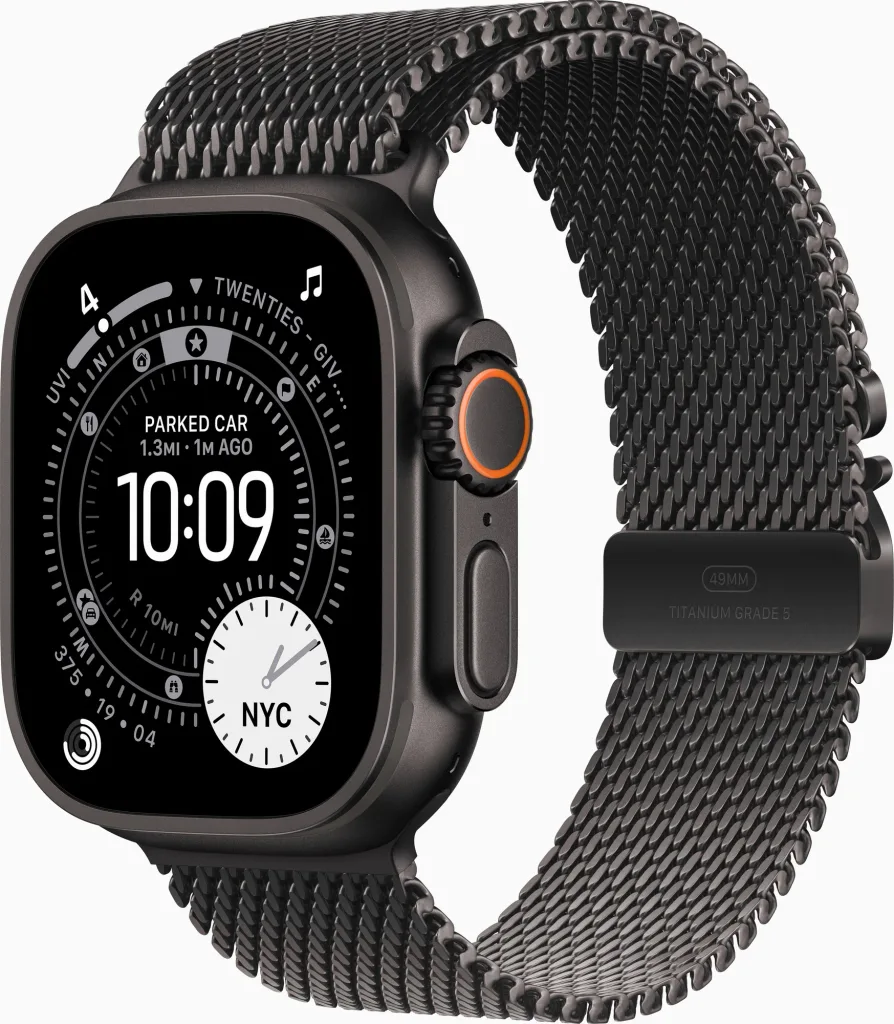 Watch Ultra 3 (2025) 49mm Black case Milanese Loop (M) — фото 1 из 3