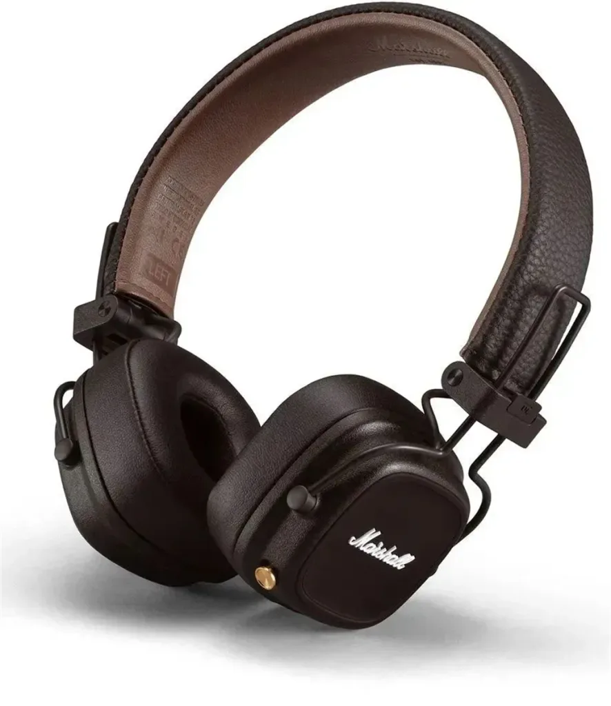 Беспроводные наушники Marshall Major V Brown (Коричневые) Полноразмерные — фото 1 из 5