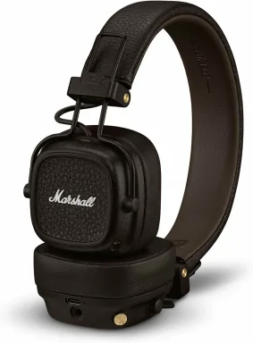 Беспроводные наушники Marshall Major V Brown (Коричневые) Полноразмерные — фото 3