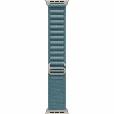 AW Ultra 3 49 mm Natural Titanium Case with S Light Blue Alpine Loop MEWK4 — фото 3