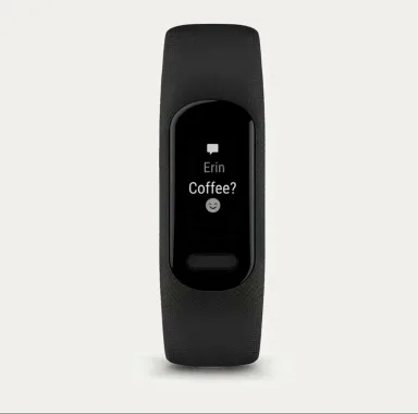 Фитнес-браслет Garmin Vivosmart 5, размер S/M, черный, с пульсометром и SpO2 — фото 4