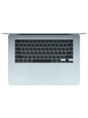 Ноутбук Apple MacBook Air 15 (M4, 10C CPU/10C GPU, 2025), 16 ГБ, 256 ГБ SSD, Sky Blue (небесно-голубой) — фото 2