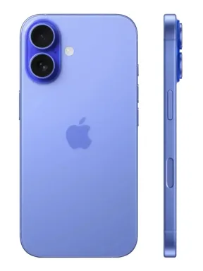 Смартфон Apple iPhone 16, 128ГБ, Ultramarine Dual: nano SIM+eSIM — фото 2