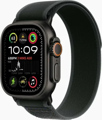 AW Ultra 3 49 mm Black Titanium Case with M/L Black/Charcoal Trail Loop MF1H4 — фото 5