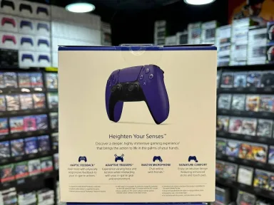 беспроводной контроллер Sony DualSense PS5  фиолетовый, совместимость с ПК, Android, iOS — фото 3