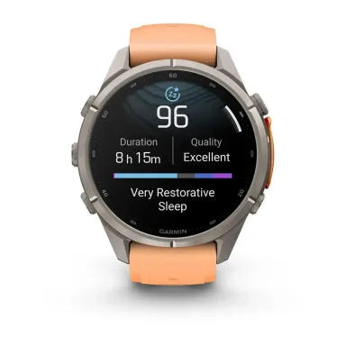 Garmin Fenix 9 Pro 43mm Pink/Autumn Orange LTE 010-04335-01 — фото 8