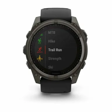 Смарт часы Garmin Fenix 8 51 Sapphire Solar Carbon Gray DLC Titanium 010-02907-70 — фото 6