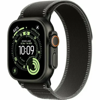 Умные часы Apple Watch Ultra 3 49 mm Black Titanium Case with S/M Black/Charcoal Trail Loop MF1D4 — фото 1