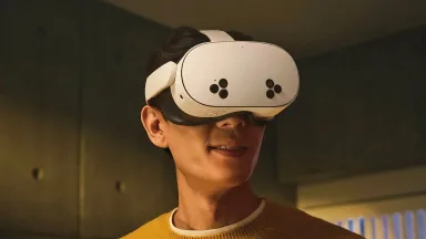 Очки виртуальной реальности Oculus Quest 3S 256 Гб, White (Белый) — фото 5