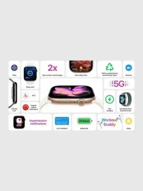 Apple Watch Series 11 46mm GPS Aluminum Case Space Gray Stone Gray S/M — фото 6
