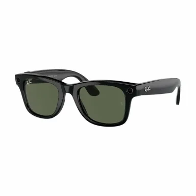 Ray-Ban Wayfarer Gen2 S50 (F Shiny Black, L Transitions Graph, Green) RW4012 — фото 3
