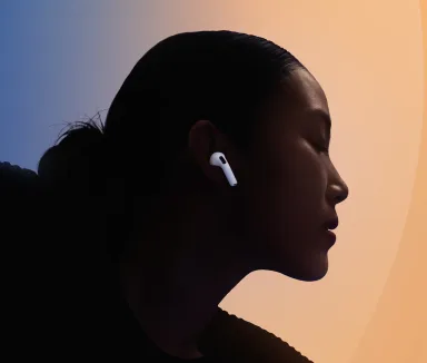 Наушники Apple AirPods 5 с беспроводным зарядным футляром, белые — фото 4