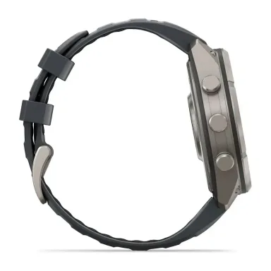 Garmin Fenix 9 Pro 47MM Inreach Titanium With Graphite/Black Silicone Band - LTE — фото 11