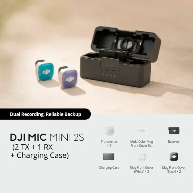 DJI Mic Mini 2S (2 TX + 1 RX + Charging Case) — фото 2