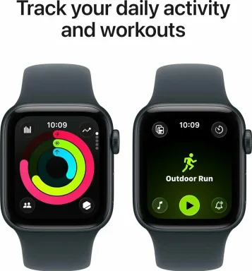 Apple Watch SE 3 44 мм Midnight с ремешком S/M, 64 ГБ, для детей, влагозащита — фото 4
