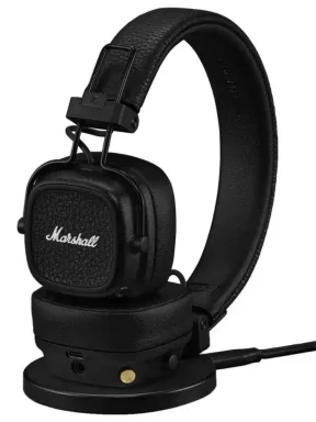 Наушники Marshall Major V Black (Черные), накладные, беспроводные, шумоподавление — фото 3