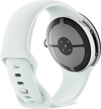 Google Pixel Watch 5 WI-FI 45mm Polished Silver Case / Fog Active Band — фото 2