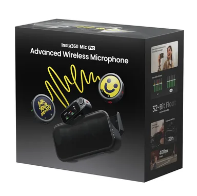 Беспроводной микрофон Insta 360 Mic Pro (2TX + 1RX) — фото 5