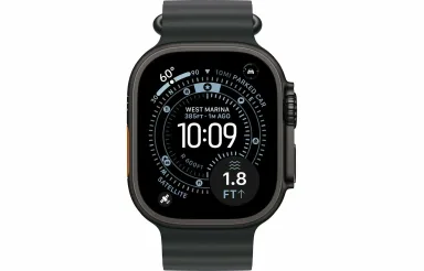 Apple Watch Ultra 3 49 mm Black Titanium Case with Black Ocean Band MF0J4 — фото 2