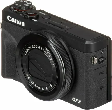Компактный фотоаппарат Canon PowerShot G7X Mark III, Черный (Black)