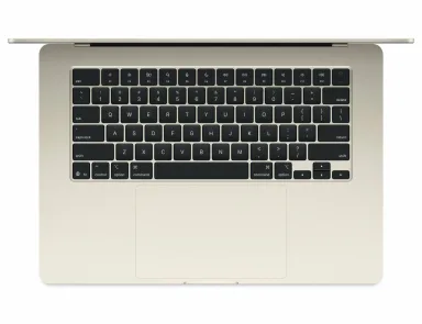 Ноутбук Apple MacBook Air 15 (M4, 10C CPU/10C GPU, 2025), 16 ГБ, 256 ГБ SSD, Starlight (сияющая звезда) — фото 4