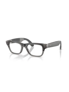 Ray-Ban Blayzer Optics Gen2 S50 (F Matte Transparent Ice Grey) RW7001