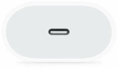 Apple MHJE3ZM/A Зарядное устройство 20 Вт USB-C Белый с поддержкой MagSafe и быстрой зарядки — фото 2