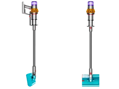 Пылесос Dyson V15s Detect Submarine SV47 для влажной и сухой уборки с подсветкой желтый/серебристый — фото 3
