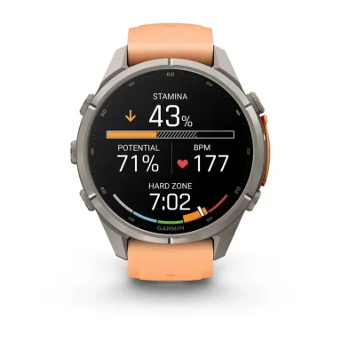 Garmin Fenix 9 Pro 43mm Pink/Autumn Orange LTE 010-04335-01 — фото 4