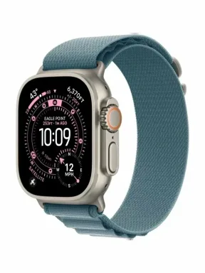 Apple Watch Ultra 3 Natural with Light Blue Alpine Loop (M) — фото 2