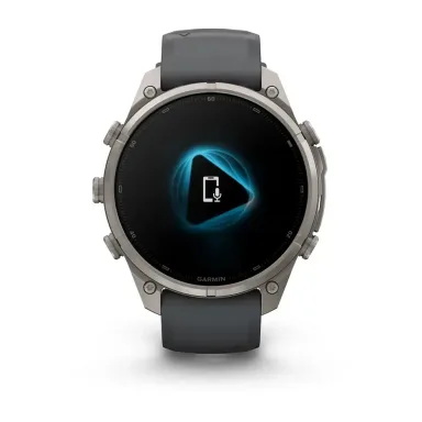 Garmin Fenix 9 Pro 47MM Inreach Titanium With Graphite/Black Silicone Band - LTE — фото 9