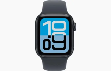Apple Watch SE 3 44 мм Midnight с ремешком S/M, 64 ГБ, для детей, влагозащита — фото 2