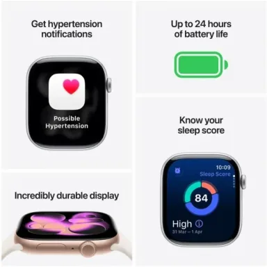 Apple Watch Series 11 46mm GPS Aluminum Case Rose Gold (Розовое золото) Sport Light M/L — фото 2