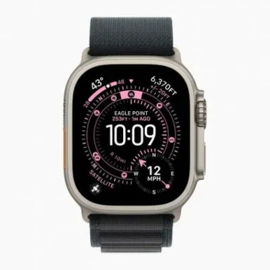 Watch Ultra 3 (2025) 49mm Natural case Black Alpine Loop (L)