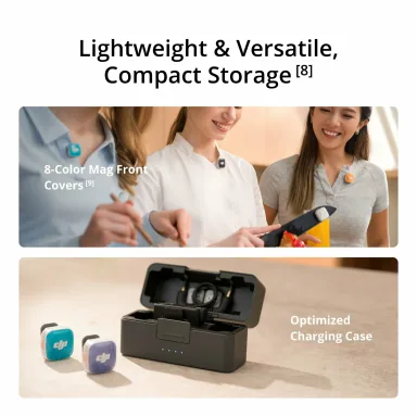 DJI Mic Mini 2S (2 TX + 1 RX + Charging Case) — фото 7