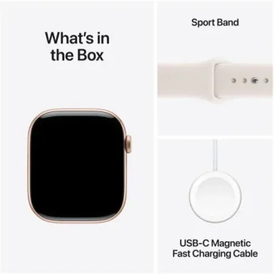 Apple Watch Series 11 46mm GPS Aluminum Case Rose Gold (Розовое золото) Sport Light M/L — фото 3